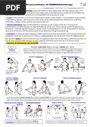 Plan personalizado para problemas de hombro (Orthotherapy)