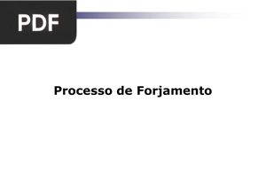 Processo de Forjamento