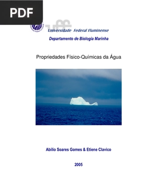 Propriedades Físico-Químicas da Água (Portugués)