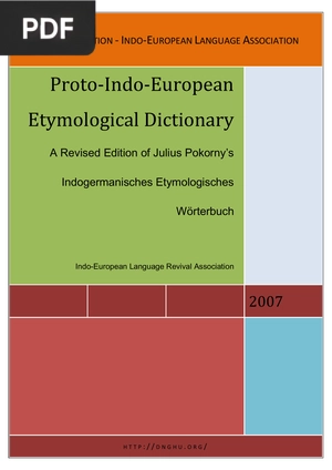 Proto-Indo-European Etymological Dictionary (Inglés)