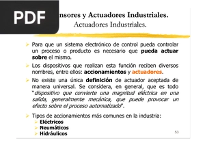 Sensores y Actuadores Industriales