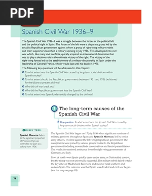 Spanish Civil War 1936-9 (Inglés)