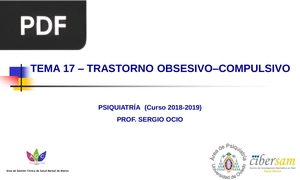 Trastorno Obesivo-Compulsivo (Presentación)