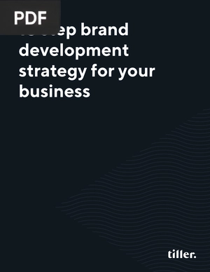 15 step brand development strategy for your business