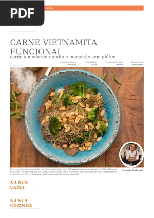 Carne vietnamita funcional (Portugués)