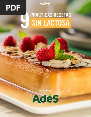 9 practicas recetas sin lactosa