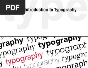 A Basic Introduction to Typography (Inglés) (Presentación)