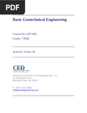 Basic Geotechnical Engineering (Inglés)