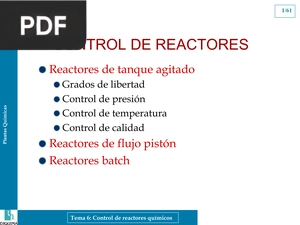 Control de reactores (Presentación)