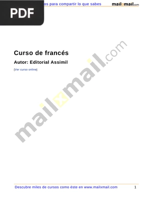 Curso de Francés