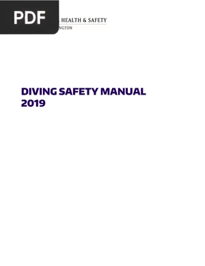 Diving safety manual 2019 (Inglés)