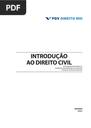 Introdução do Direito Civil