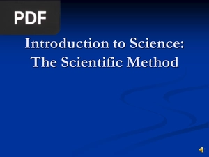 Introduction to Science: The Scientific Method (Inglés) (Presentación)