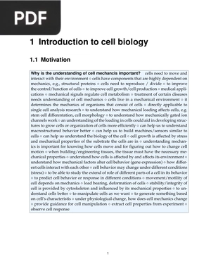 Introduction to cell biology (Inglés) (Artículo)