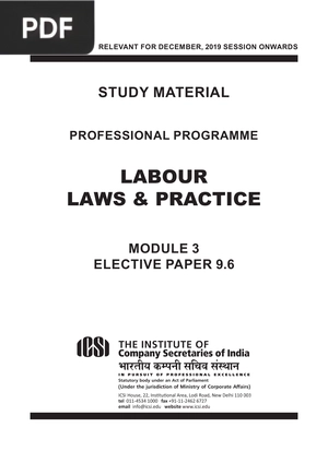 Labour Laws and Practice