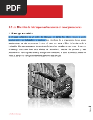 Los 10 estilos de liderazgo más frecuentes