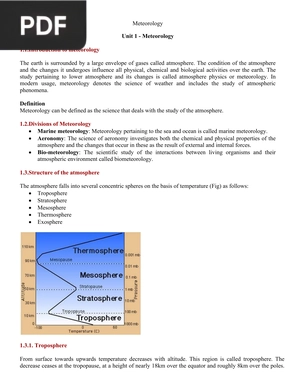 Meteorology (Inglés)