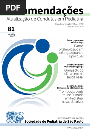 Recomendações Atualização de Condutas em Pediatria (Portugués) (Artículo)