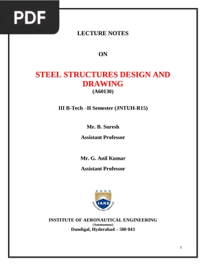 Steel structures design and drawing (Inglés)