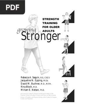 Strength training for older adults (Inglés)