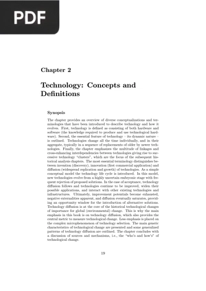 Technology: Concepts and Definitions (Inglés)