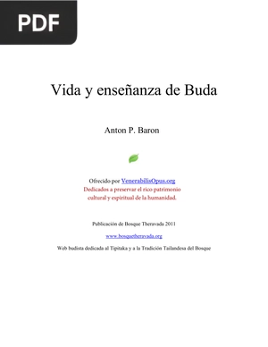 Vida y enseñanza de Buda