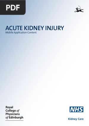 Acute kidney injury (Inglés) (Artículo)