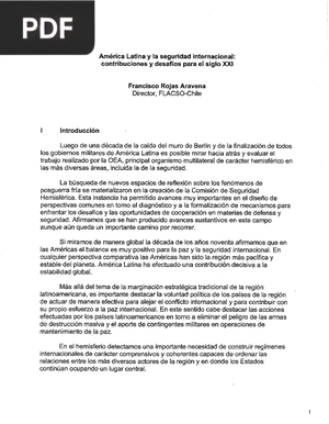 America Latina y la seguridad internacional