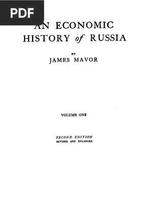 An Economic History of Russia (Inglés)