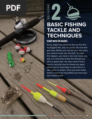 Basic fishing tackle and  techniques (Inglés)