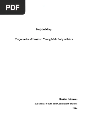 Bodybuilding: Trajectories of Involved Young Male Bodybuilders