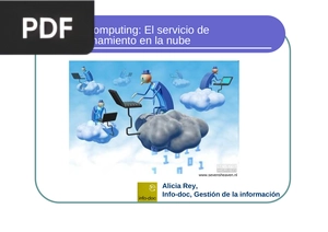 Cloud computing: El servicio de almacenamiento en la nube (Presentación)