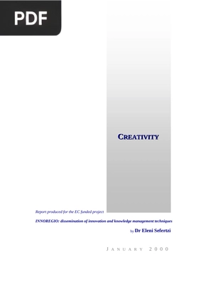 Creativity (Inglés)