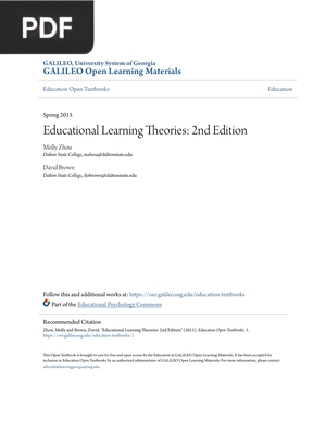 Educational Learning Theories: 2nd Edition (Inglés)