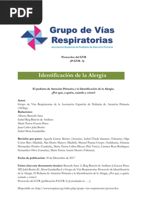 Identificación de la Alergia