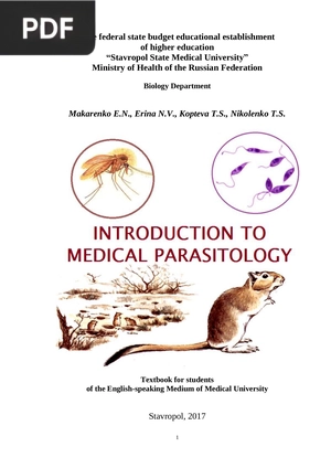 Introduction to medical parasitology (Inglés)