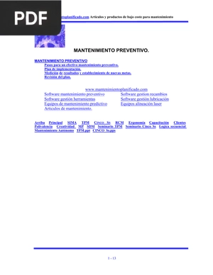 Mantenimiento Preventivo