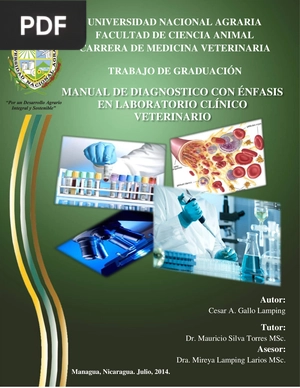 Manual de diagnóstico con énfasis en laboratorio clínico veterinario