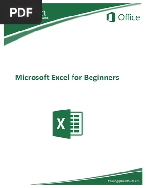 Microsoft Excel for beginners (inglés)