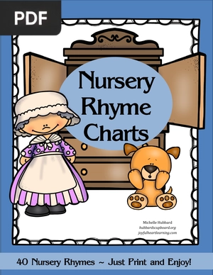 Nursery Rhymes Charts (Inglés)