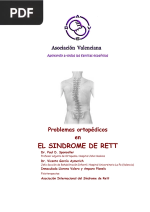 Problemas ortopédicos en el síndrome de RETT