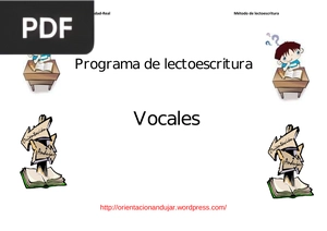 Programa de Lectoescritura Vocales