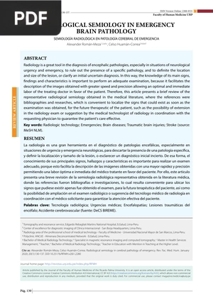 Radiological semiology in emergenci brain pathology (Inglés) (Artículo)