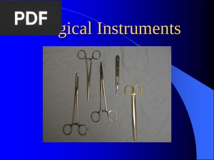 Surgical Instruments (Inglés) (Presentación)