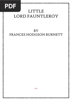 Little Lord Fauntleroy