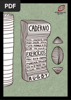 Caderno Exercícios Rugby (Portugués)