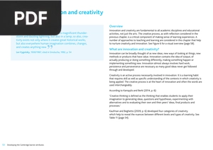 Chapter 4: Innovation and creativity (Inglés)