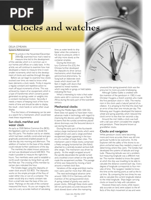 Clocks and watches (Inglés) (Artículos)