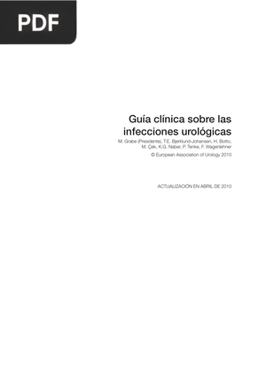 Guía clínica sobre las infecciones urológicas