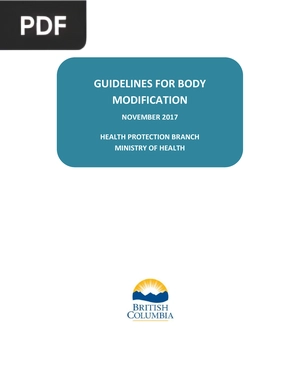 Guidelines for body modification